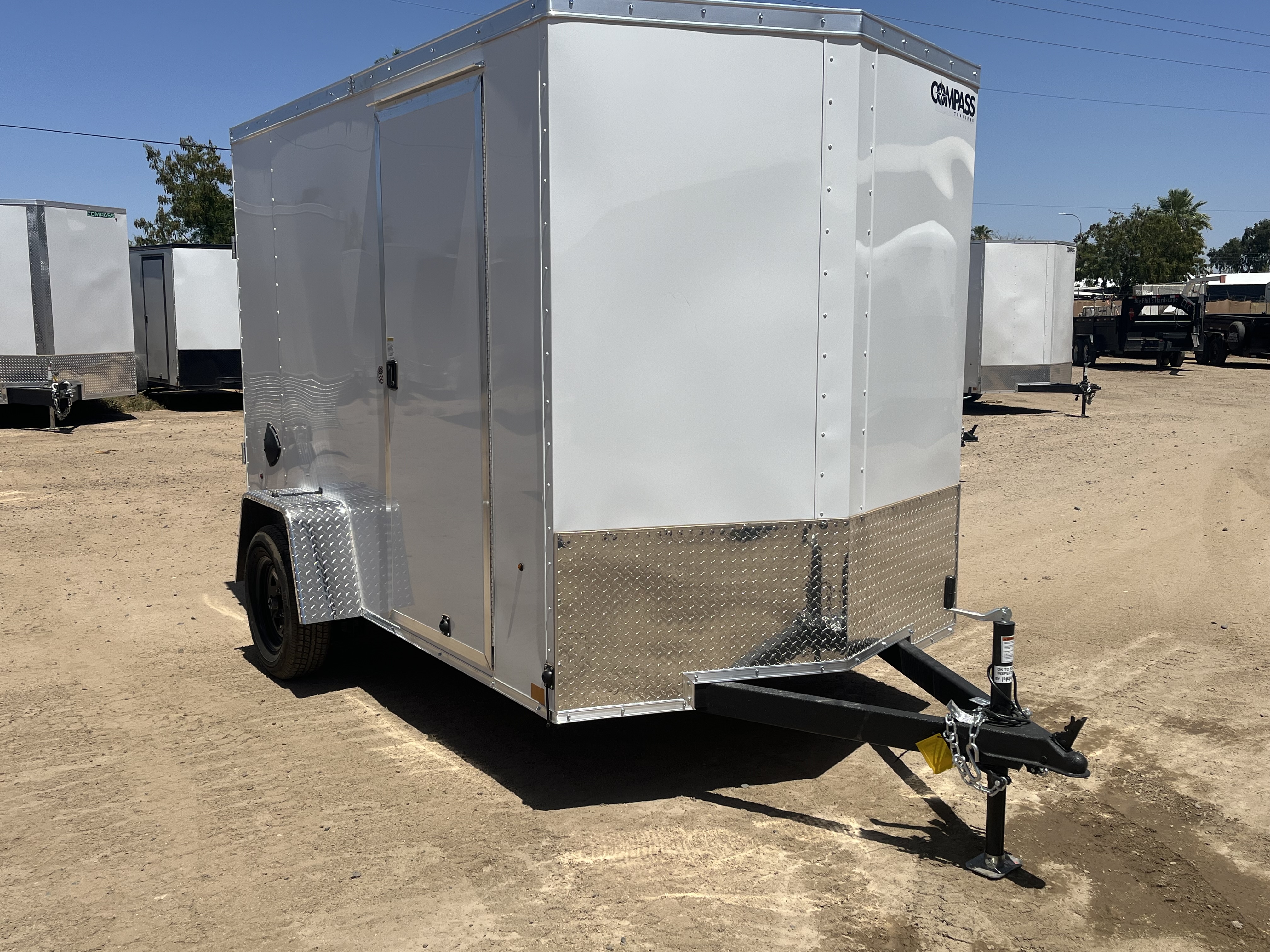 Compass 10x6 Indigo DLX, 3K GVWR, Ramp Door - Stock #CMP2855 - Image 1 of 9