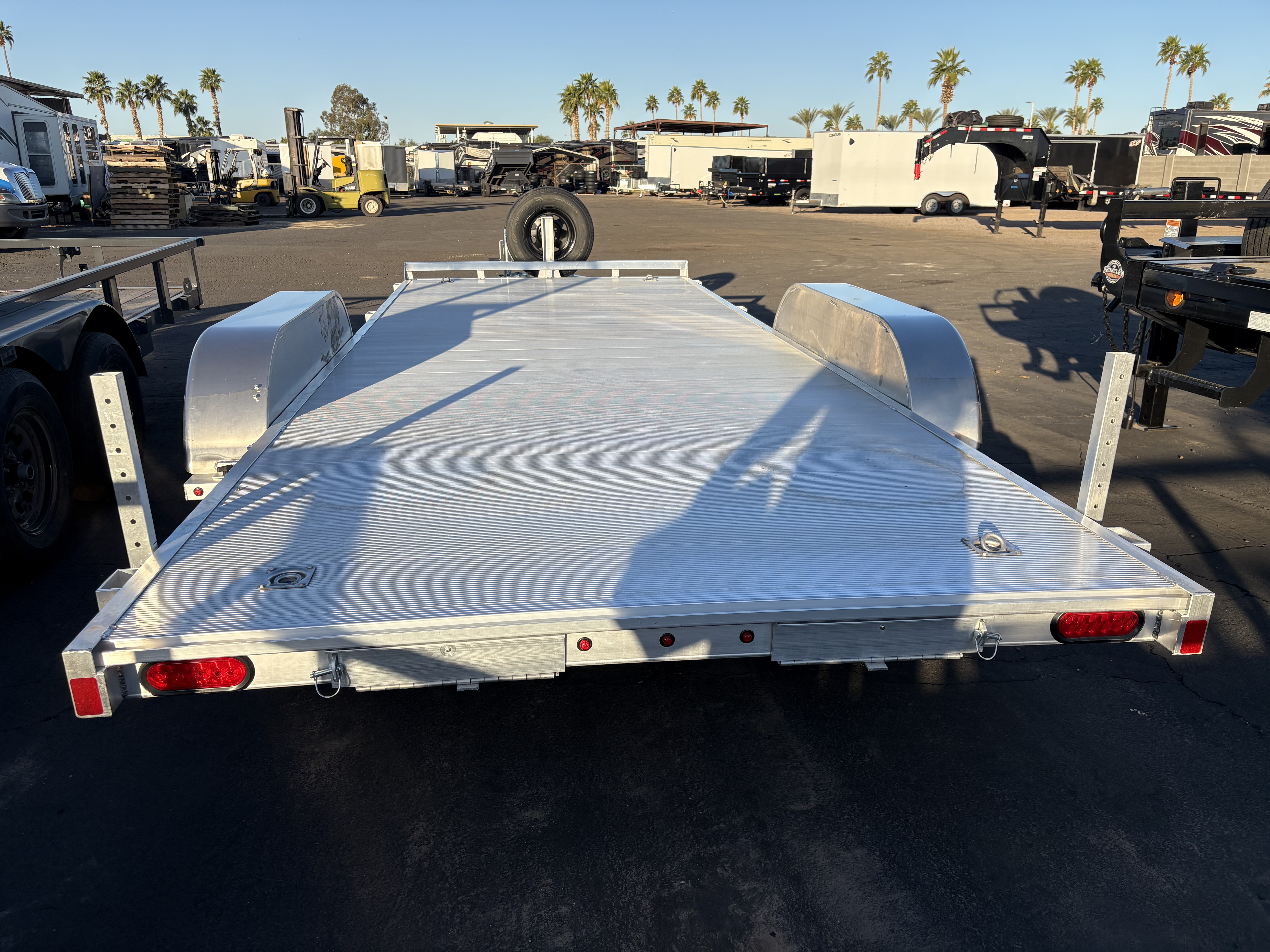 Aluma 18x82 All Aluminum, 7K GVWR, Tandem Axle - 8218ESA-TA-EL-R-RTD - Stock #ALU335 - Image 4 of 5