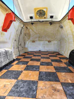 FAT SOCKS MOTORSPORTS Custom 12' Fiberglass Motorcycle Hauler Stock #USD4001 - Thumbnail 9