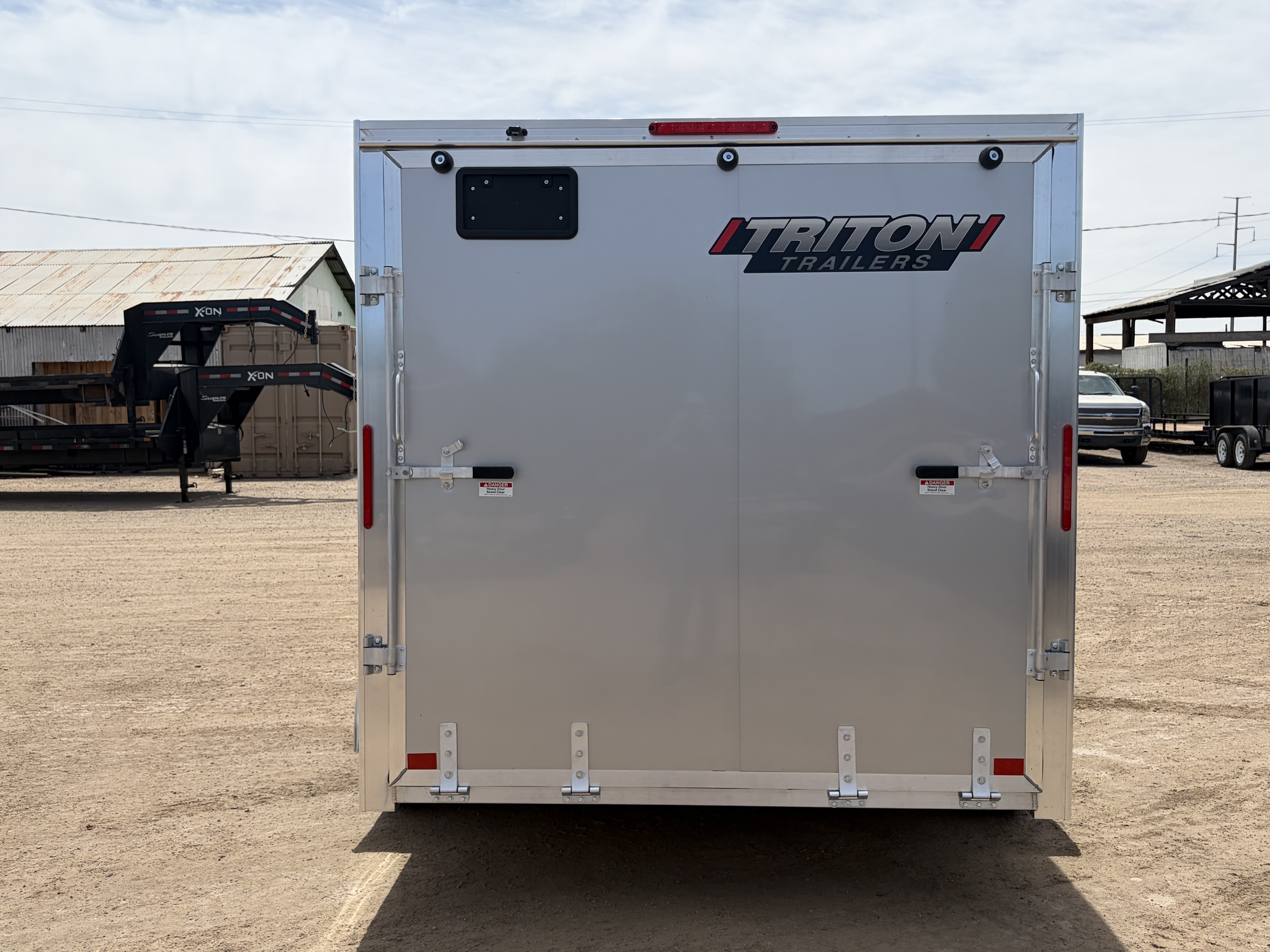 Alcom 14x7 All Aluminum XLT-P Enclosed, 7K GVWR, Side Door, Ramp Door - Stock #ALC266 - Image 3 of 8