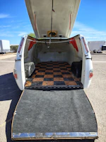FAT SOCKS MOTORSPORTS Custom 12' Fiberglass Motorcycle Hauler Stock #USD4001 - Thumbnail 8