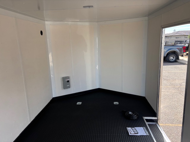 Compass 20x8.5 Jasper SE Car Hauler, 10K GVWR, Ramp Door, A/C, White Wall / Ceiling, RTP Floor - Stock #CMP2658 - Image 7 of 8