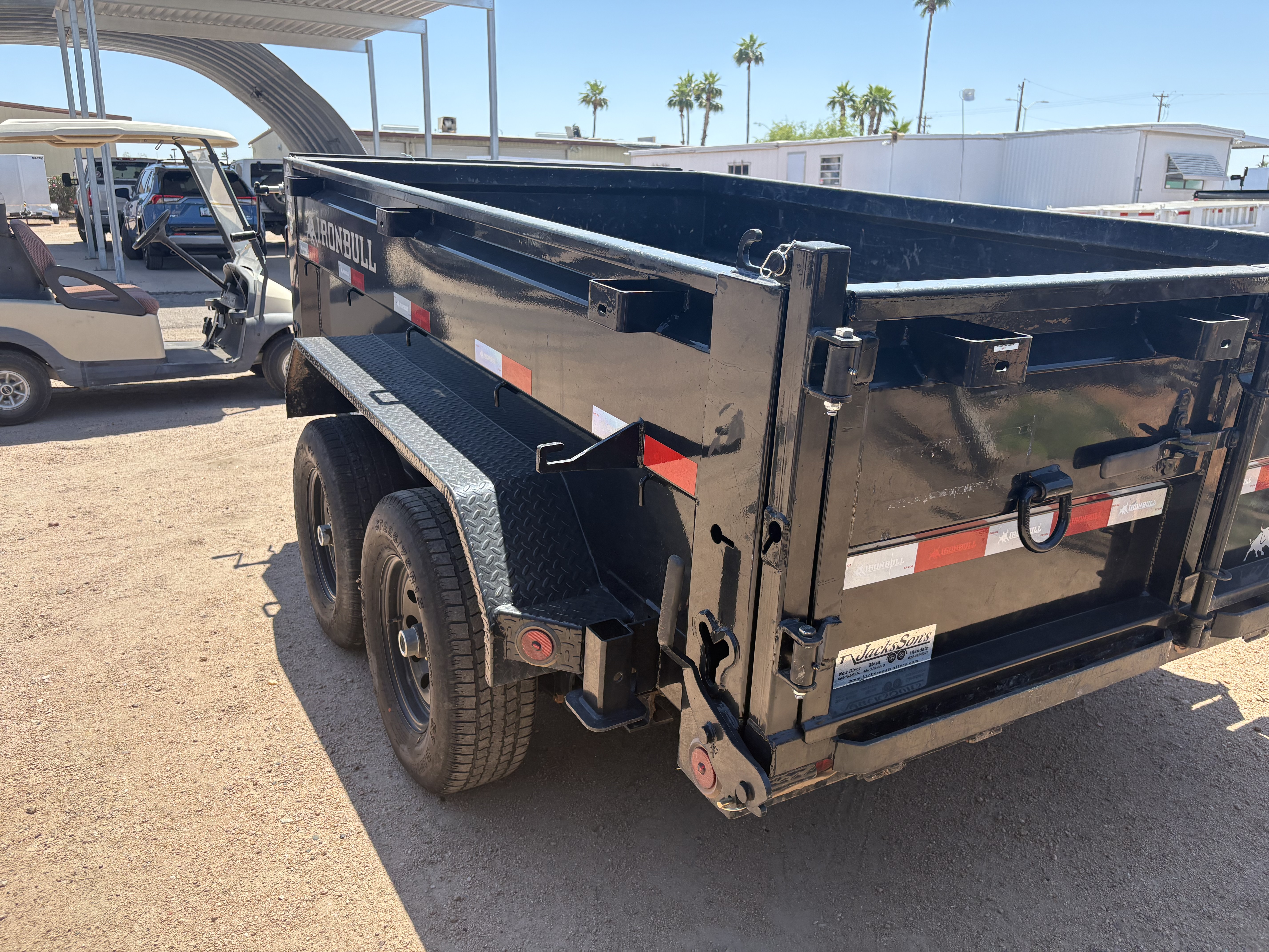 IRONBULL 10x6 Ironbull Tandem Axle Dump, 10K GVWR , 24" Sides - Stock #USD5504 - Image 4 of 4