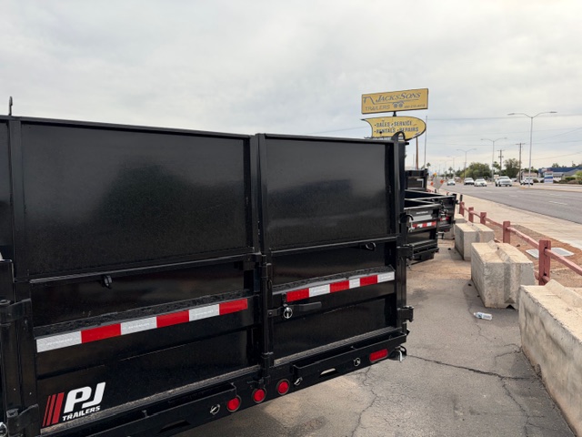 P.J. Trailers 16'x83" Low Pro Dump Trailer w/ 2' Sides (DL) - Stock #PJD1565 - Image 6 of 7