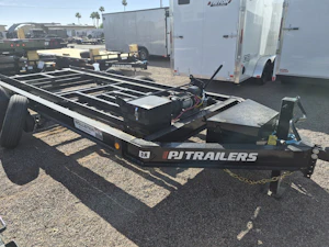 P.J. Trailers 14'x83" Rollster Roll-off Dump Trailer (DR)