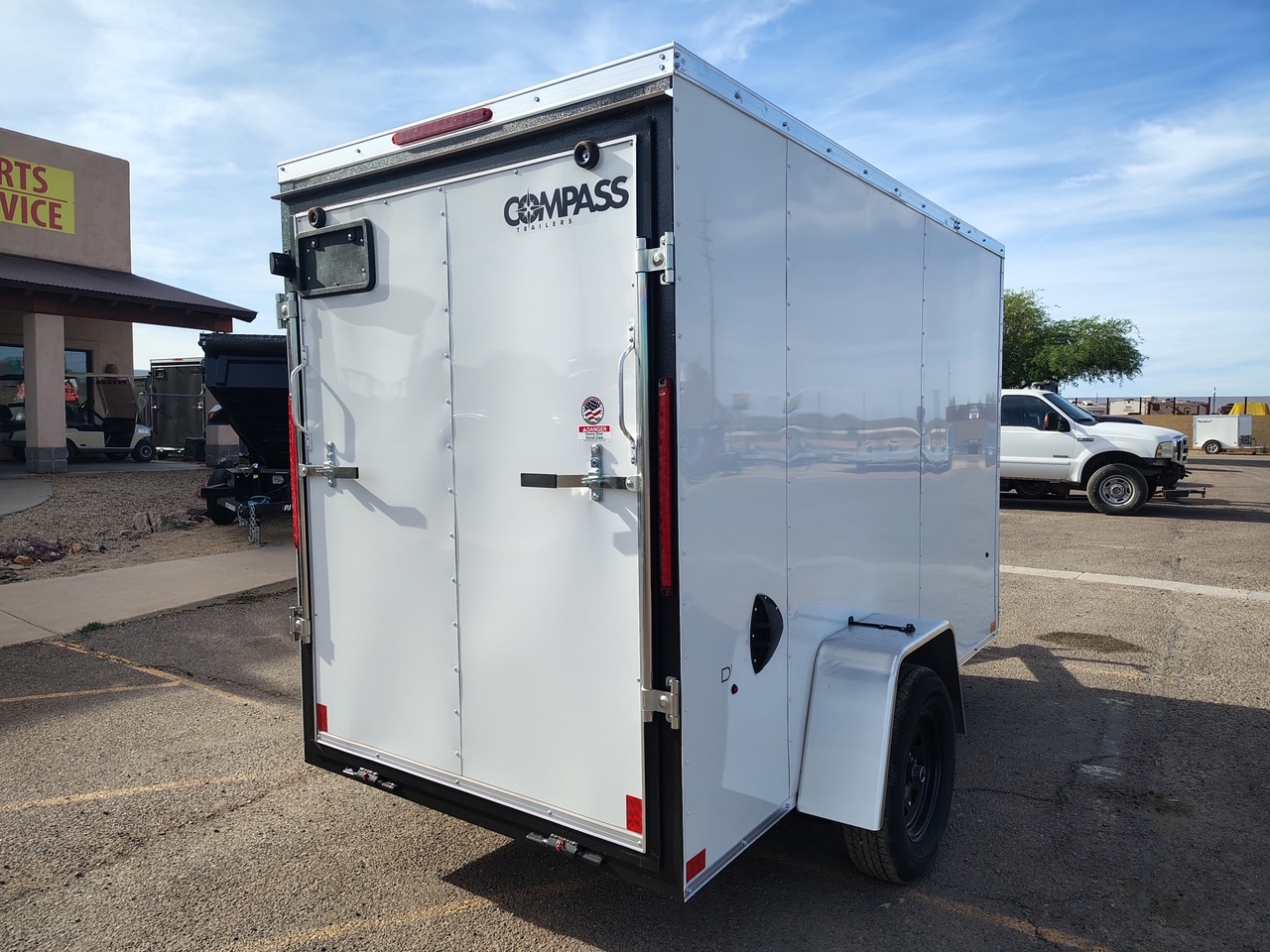 Compass 10x5 Indigo DLX, 3K GVWR, Ramp Door - Stock #CMP2830 - Image 6 of 8