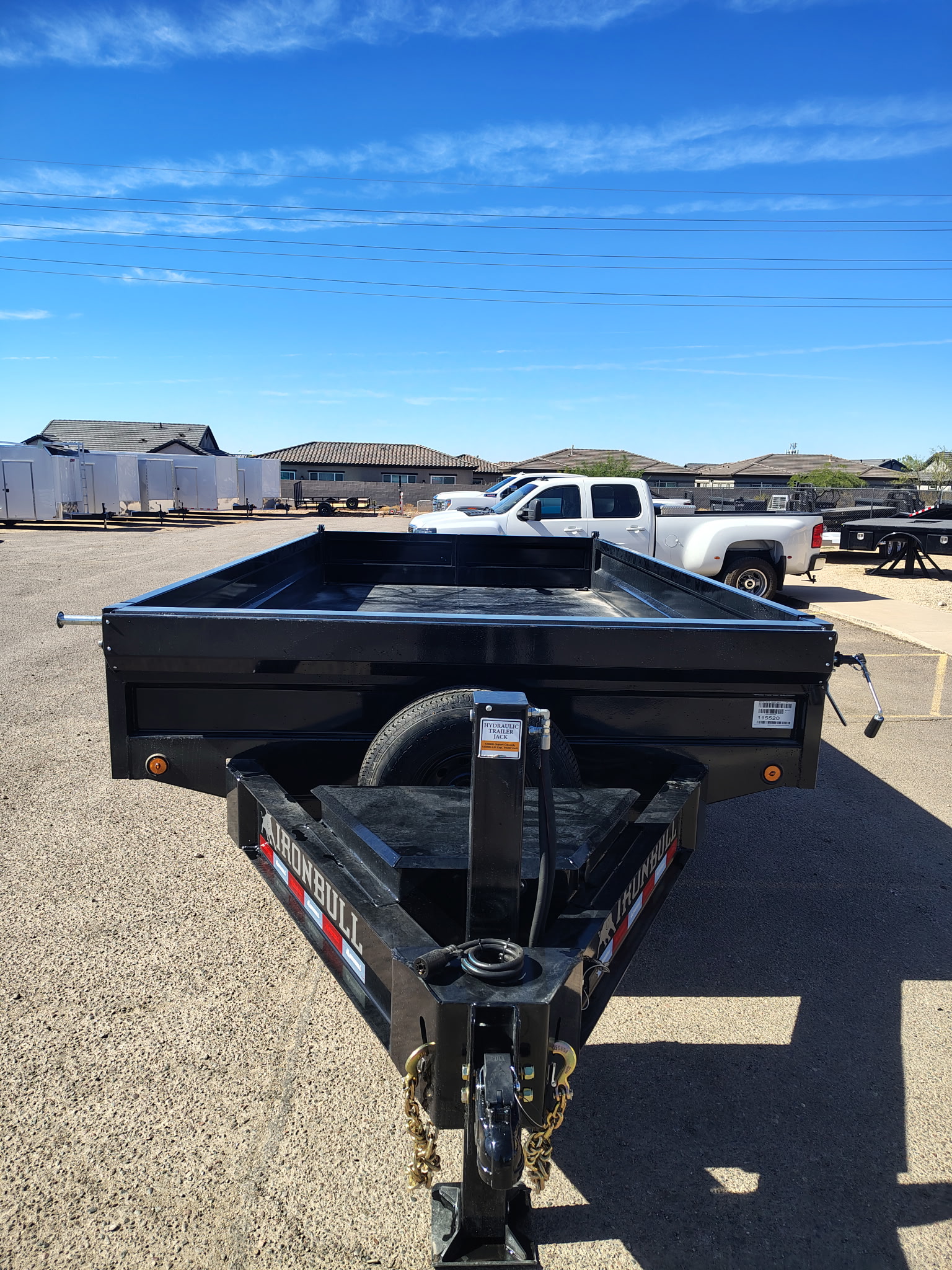Norstar 16x96 IronBull Tandem Axle Deckover Dump, 15K GVWR, 18" Fold Down Sides, Hydraulic Jack - Stock #NST1507 - Image 11 of 13