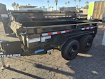 P.J. Trailers 10x60 Tandem Axle, 7K GVWR, Utility Dump, 18" Sides Stock #PJD1470 - Thumbnail 4