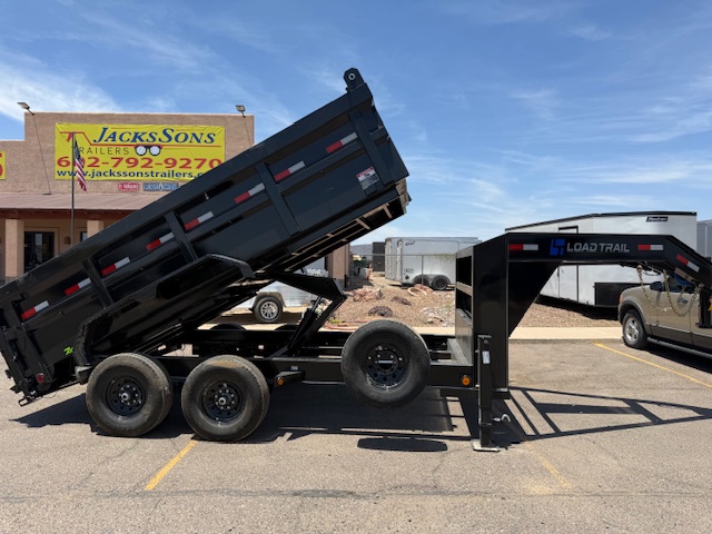 Load Trail 14x83 Gooseneck, Tandem Axle, 14K GVWR, Low-Pro Dump, 36" Sides - Stock #LTD905 - Image 1 of 6
