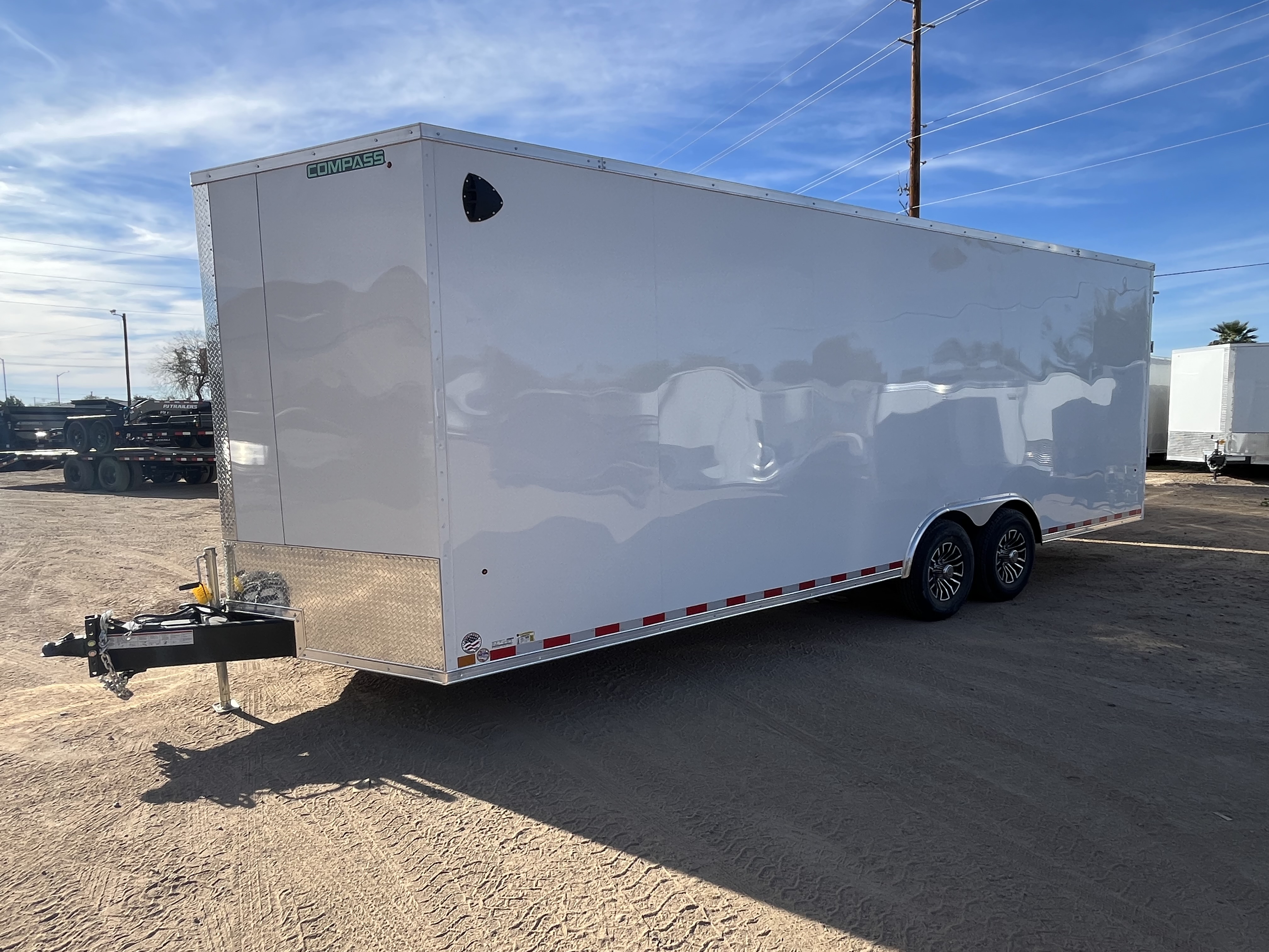 Compass 24x8.5 Jasper SE Car hauler, 14K GVWR, Ramp Door - Stock #CMP2775 - Image 2 of 12