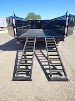 P.J. Trailers 16x83 Tandem Axle, 15,400 GVWR, Low Pro Dump, 36" Sides, 14 Ply Tires Stock #PJD1697 - Thumbnail 6