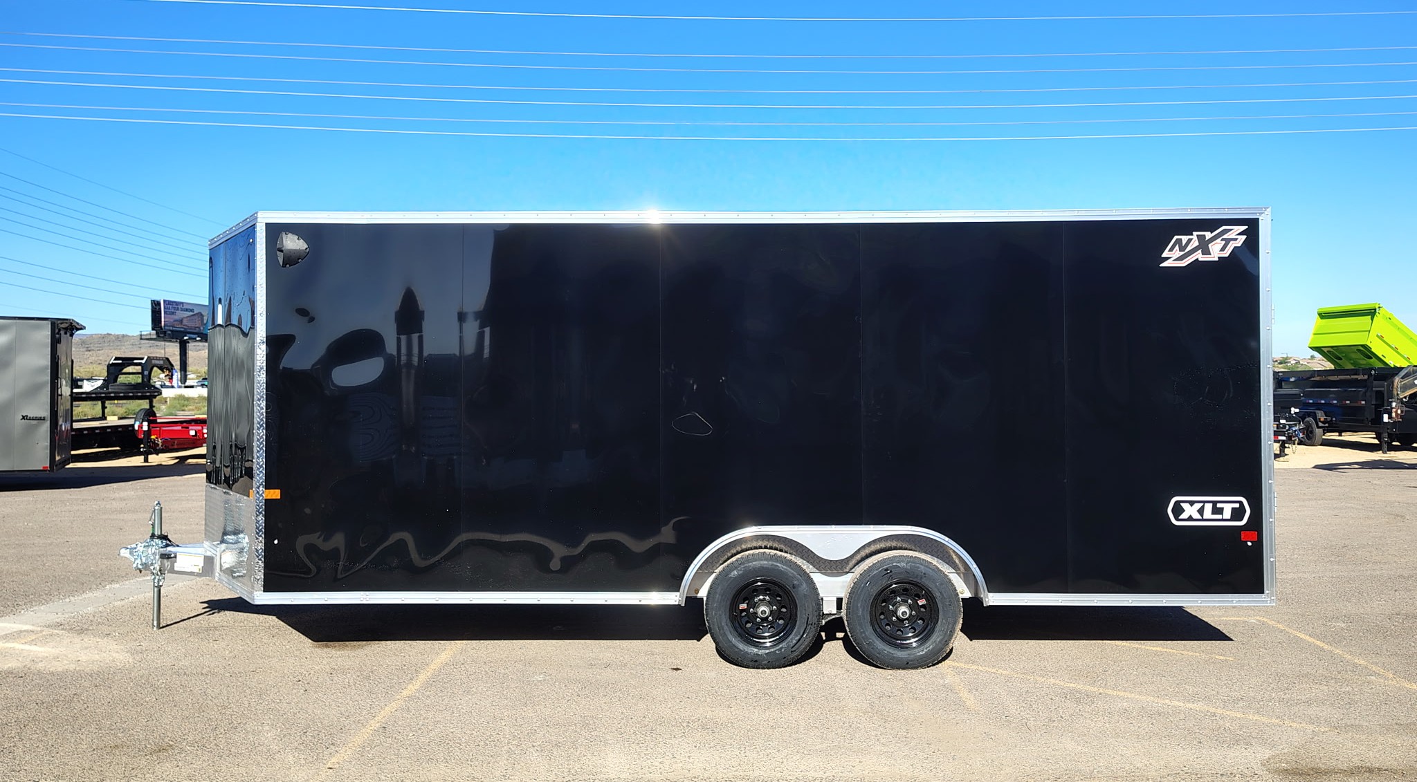 Alcom 20x8.5 All Aluminum XLT-P Car Hauler, Limited Model, 10K GVWR, Ramp Door - Stock #ALC265 - Image 8 of 11