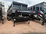 Norstar 14x83 IronBull Gooseneck, Tandem Axle Dump, 14.9K GVWR, 48" Sides, Telescopic Cylinder, Solar Charger, 14 Ply Tires Stock #NST1489 - Thumbnail 2