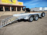 Aluma 14x80 All Aluminum, 8.5K GVWR, Tandem Axle, Bi-Fold Tailgate (8014TA-EL-BT-RTD) Stock #ALU371 - Thumbnail 4