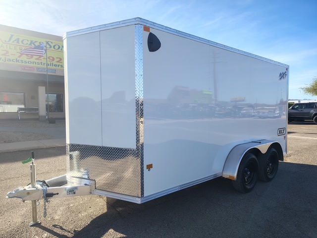 Alcom 14x7 All Aluminum XLTP Enclosed, 7K GVWR, Limited Edition, Ramp Door - Stock #ALC220 - Image 1 of 7