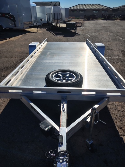 Aluma 15 X78" Aluminum, Single Axle w/ Elec. Brakes,  Bi-Fold Tailgate - Stock #USD8766 - Image 5 of 7