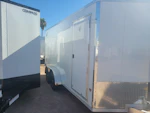 Alcom 16x7 All Aluminum XLTP2 Enclosed, 7K GVWR, Side Door, Ramp Door Stock #ALC226 - Thumbnail 2