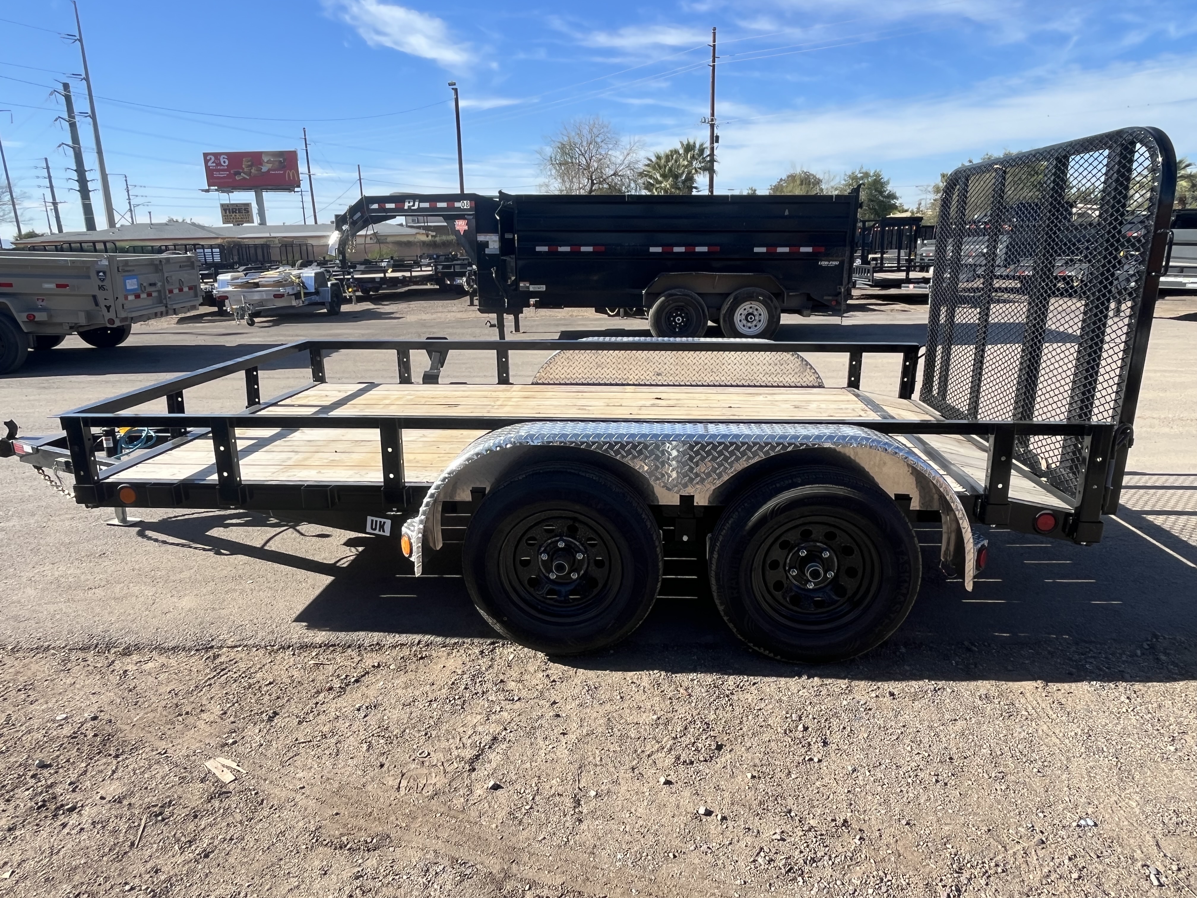 P.J. Trailers 12x77 Tandem Axle, 7K GVWR, Channel Utility - Stock #PPJ11094 - Image 9 of 9