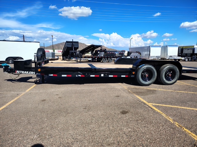 P.J. Trailers 22x83" Equipment Tilt, 16K GVWR, 14PLY, Blackwood Deck - Stock #PPJ10869 - Image 1 of 6