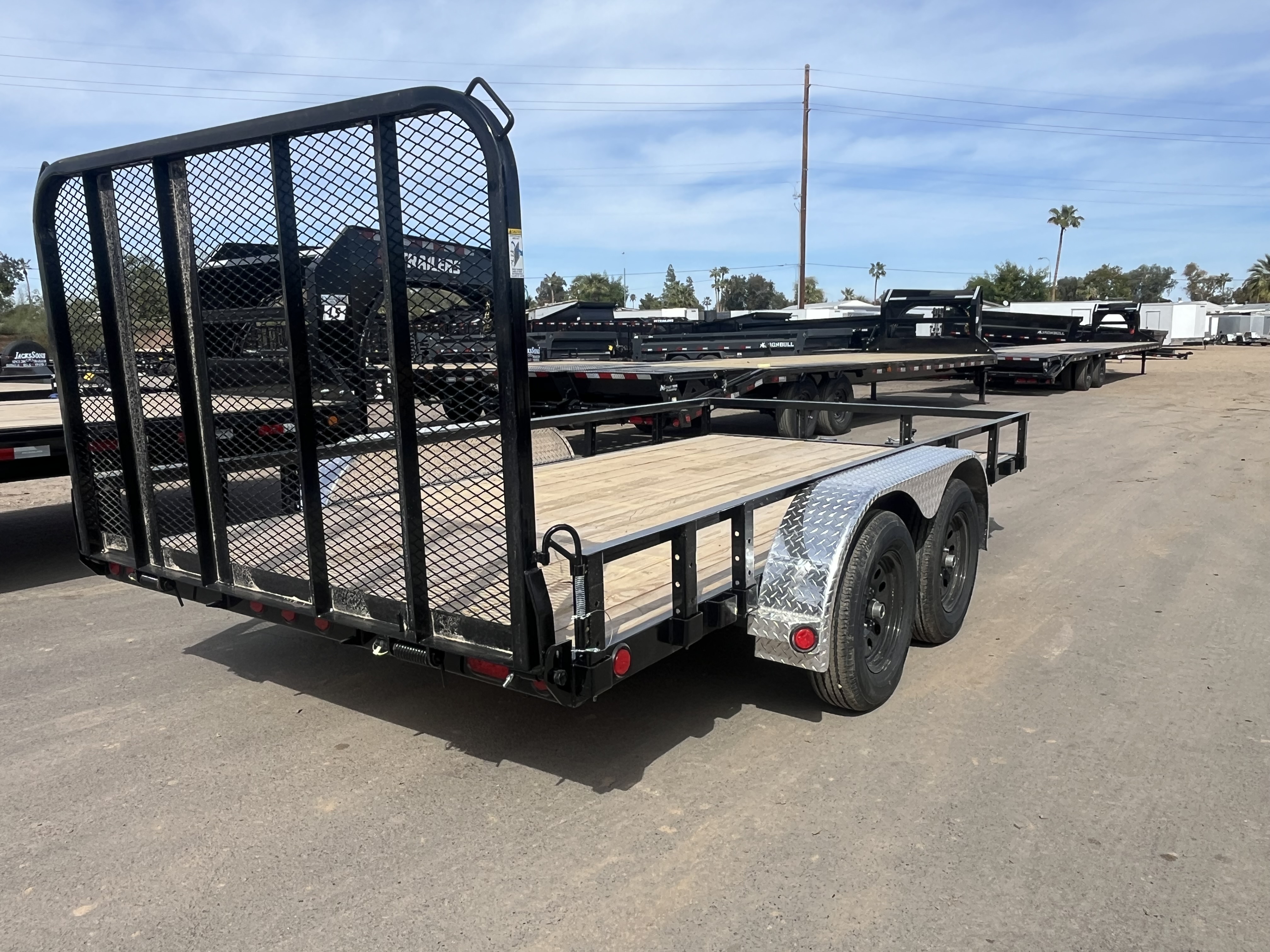 P.J. Trailers 14x83 Tandem Axle, 7K GVWR, Channel Utility - Stock #PPJ11097 - Image 4 of 8