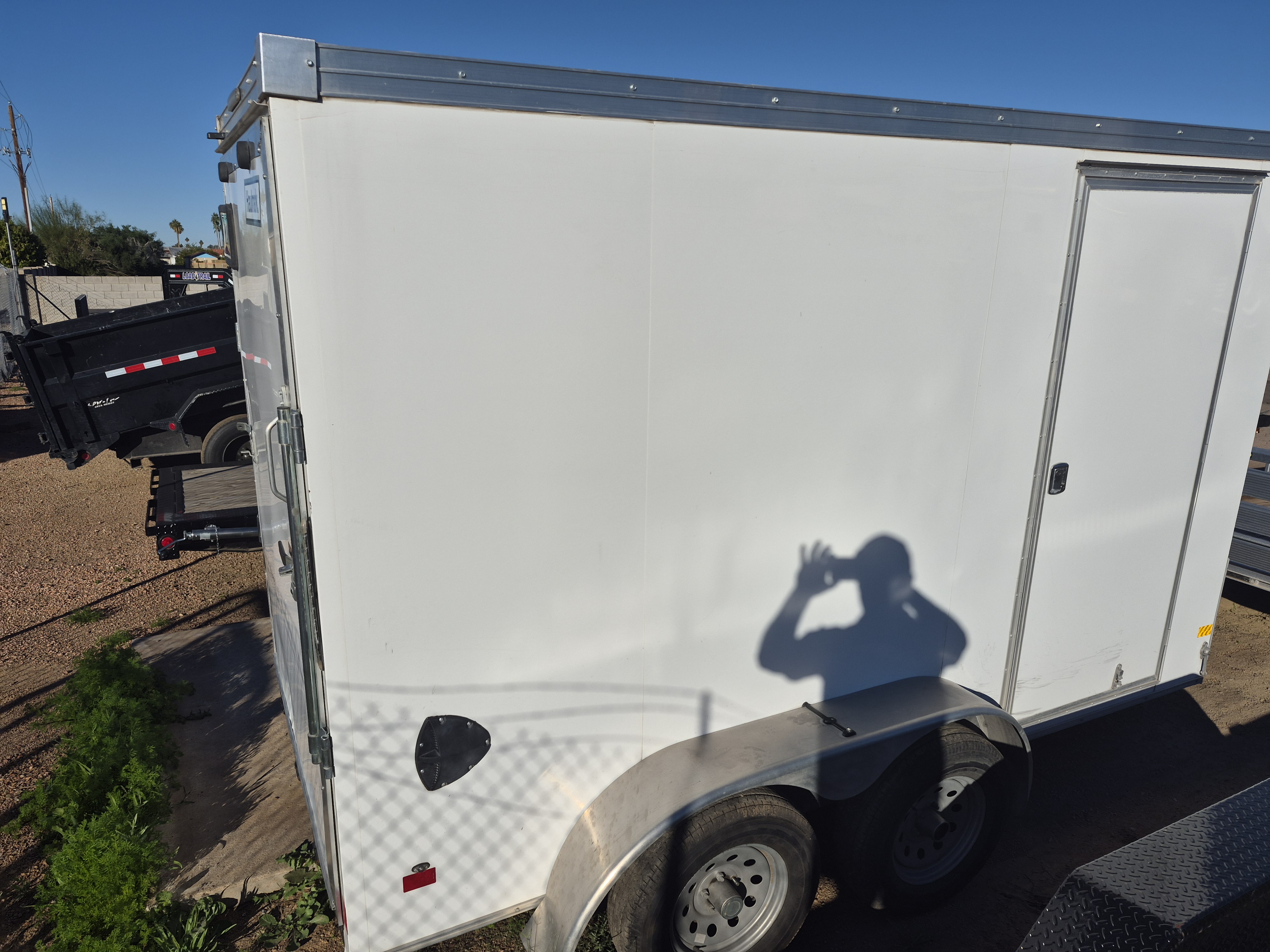 Haulmark 12X6 TRANSPORT V-ACG, WHITE, RD - Stock #USD3929 - Image 3 of 4