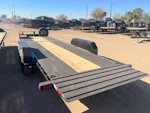 P.J. Trailers 24x83x6" Channel, Equipment Tilt, 14K GVWR, 14PLY, Blackwood Deck Stock #PPJ10979 - Thumbnail 8