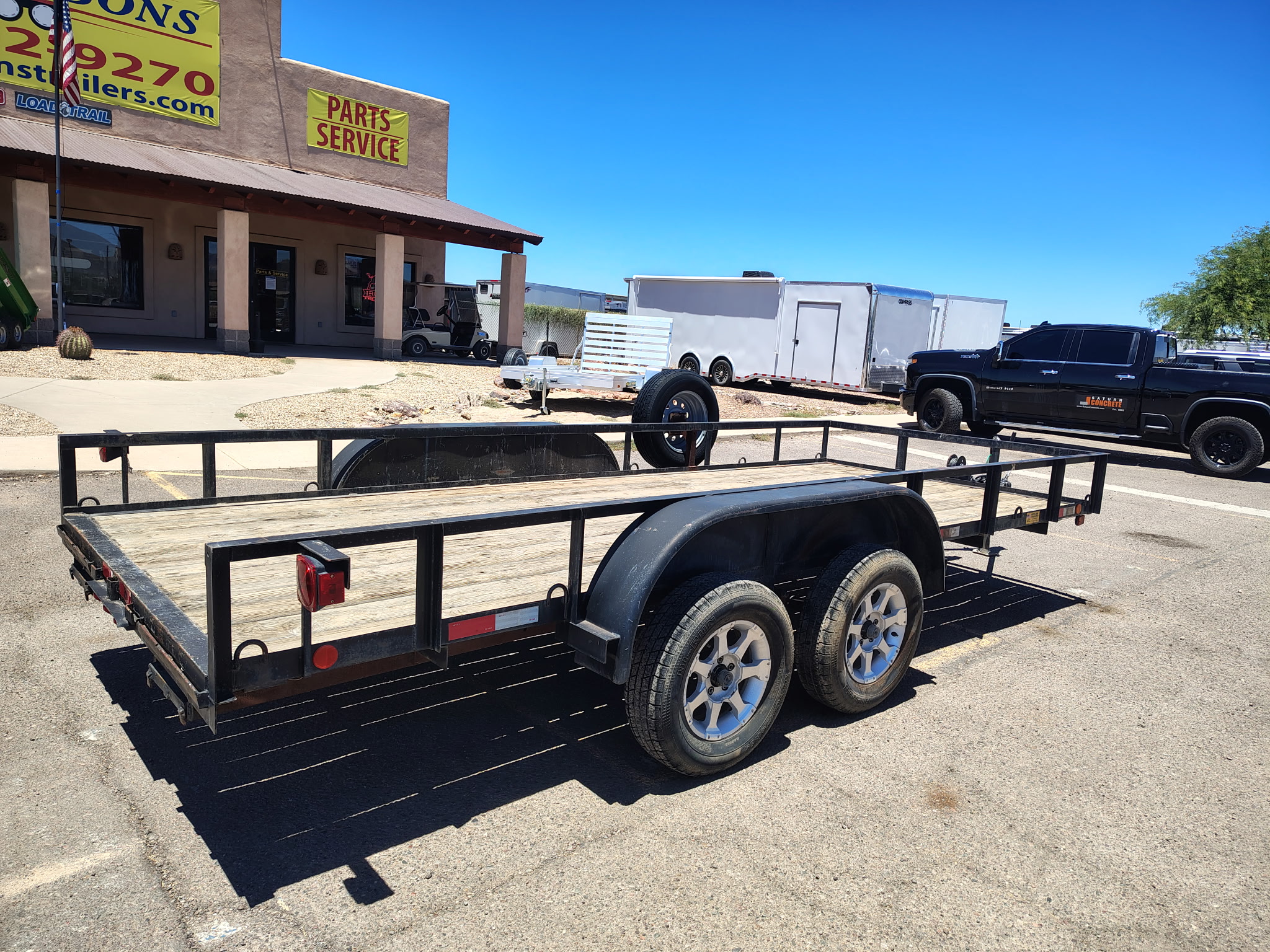 Rockland 16x77 Tandem Axle Utility, 7K GVWR, Ramps - Stock #USD5164 - Image 5 of 6