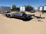 P.J. Trailers 22x83 Tandem Axle, 10K GVWR, Steel Deck Car Hauler, Slide-In Ramps Stock #PPJ11218 - Thumbnail 1