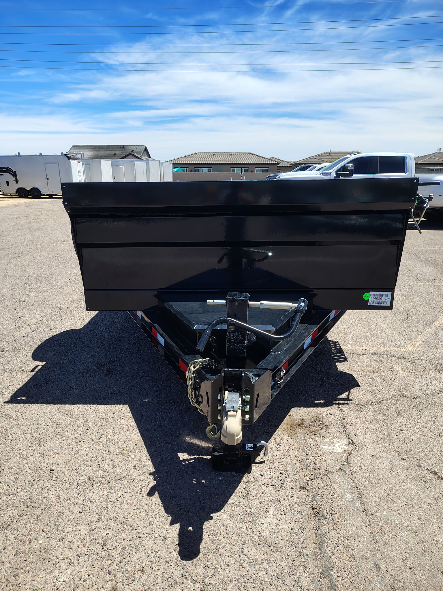 Iron Bull 16'x83" Scissor Dual I-Beam Bumper Pull Dump Trailer w/ 24" Sides (DTB)