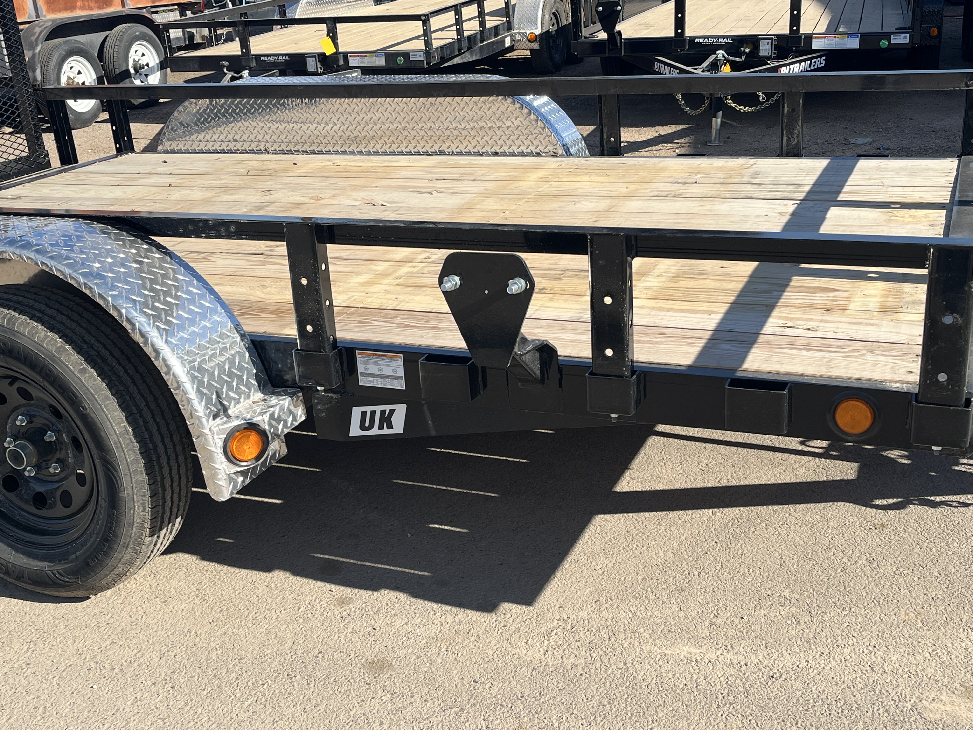 P.J. Trailers 12x77 Tandem Axle, 7K GVWR, Channel Utility - Stock #PPJ11094 - Image 3 of 9