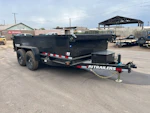 PJ Trailers 14'x83" Channel Dump Trailer (D7) Stock #PJD1731 - Thumbnail 1
