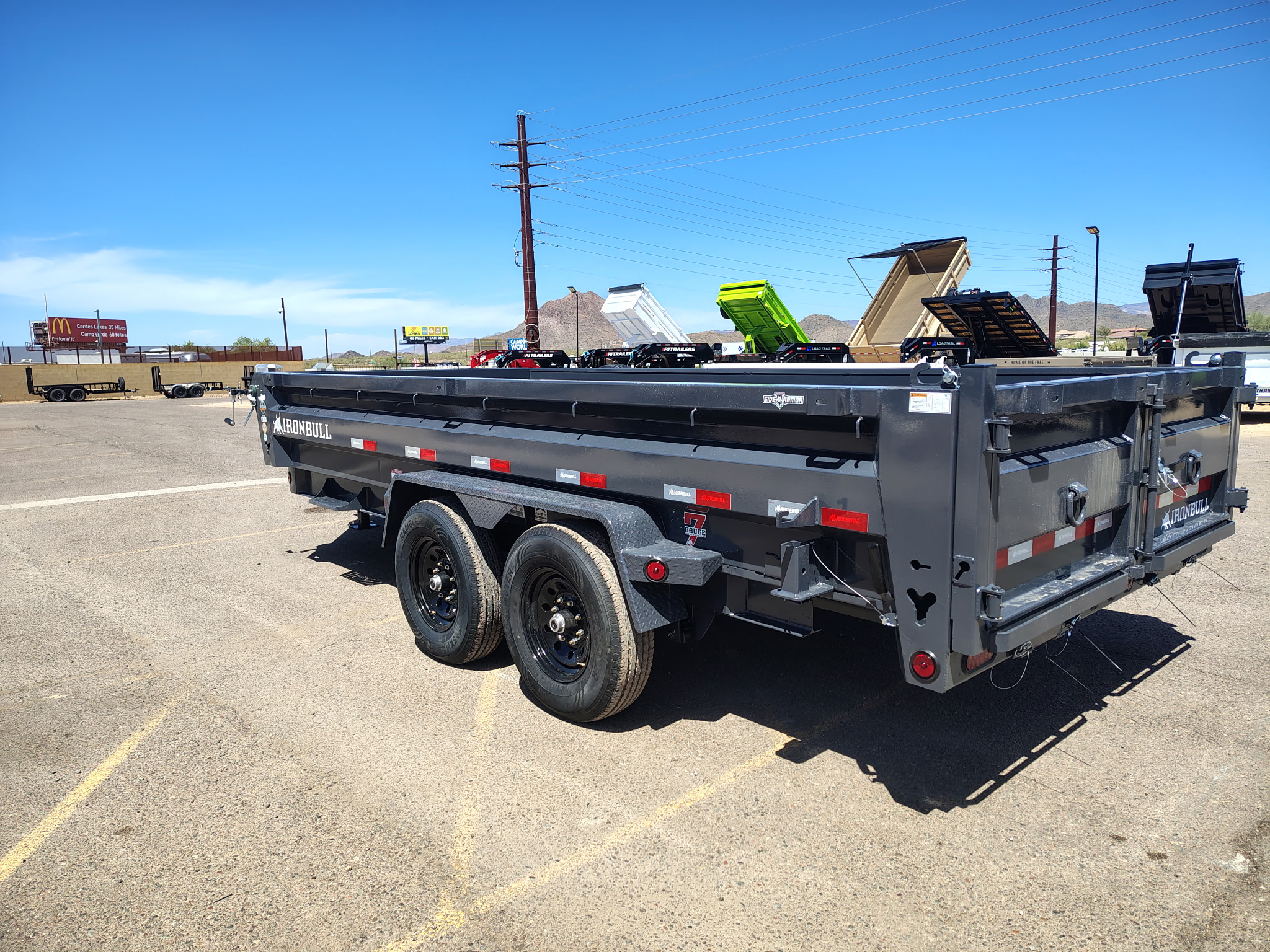 Norstar 16x83 Ironbull Tandem Axle Dump, 15K GVWR, 24" Sides - Stock #NST1455 - Image 4 of 11