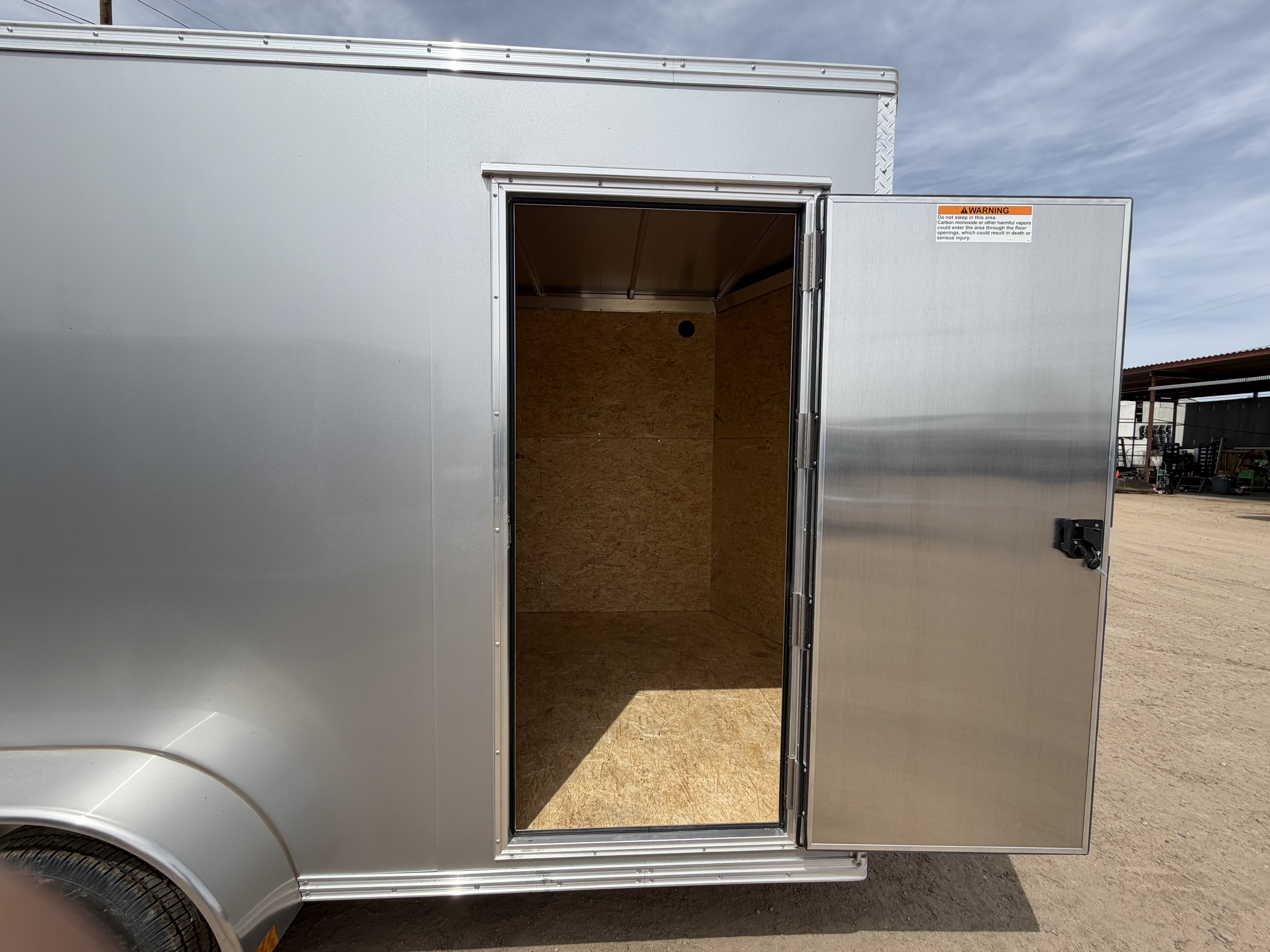 Alcom 12x6 All Aluminum NXT Enclosed, 3K GVWR, Side Door, Ramp Door - Stock #ALC262 - Image 6 of 8