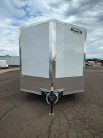 Formula Trailers 24x8.5 Conquest SE Flat Top Sloped V-Nose Car Hauler, 10K GVWR, Ramp Door Stock #CMP2902 - Thumbnail 1