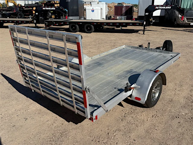 Alcom 12X72 Single Axle, Aluminum, 3K GVWR, Utility - Stock #USD6948 - Image 2 of 4 Alcom 12X72 Single Axle, Aluminum, 3K GVWR, Utility - Stock #USD6948 - Image 2 of 4