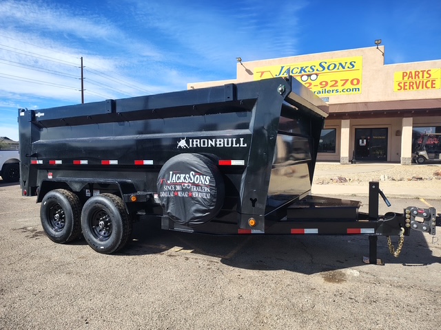 Norstar 14x83 IronBull Tandem Axle Dump, 15K GVWR, 48" Sides, Solar Charger, 14 Ply Tires - Stock #NST1400 - Image 1 of 10