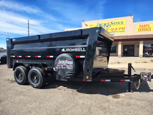 Norstar 14x83 IronBull Tandem Axle Dump, 15K GVWR, 48" Sides, Solar Charger, 14 Ply Tires
