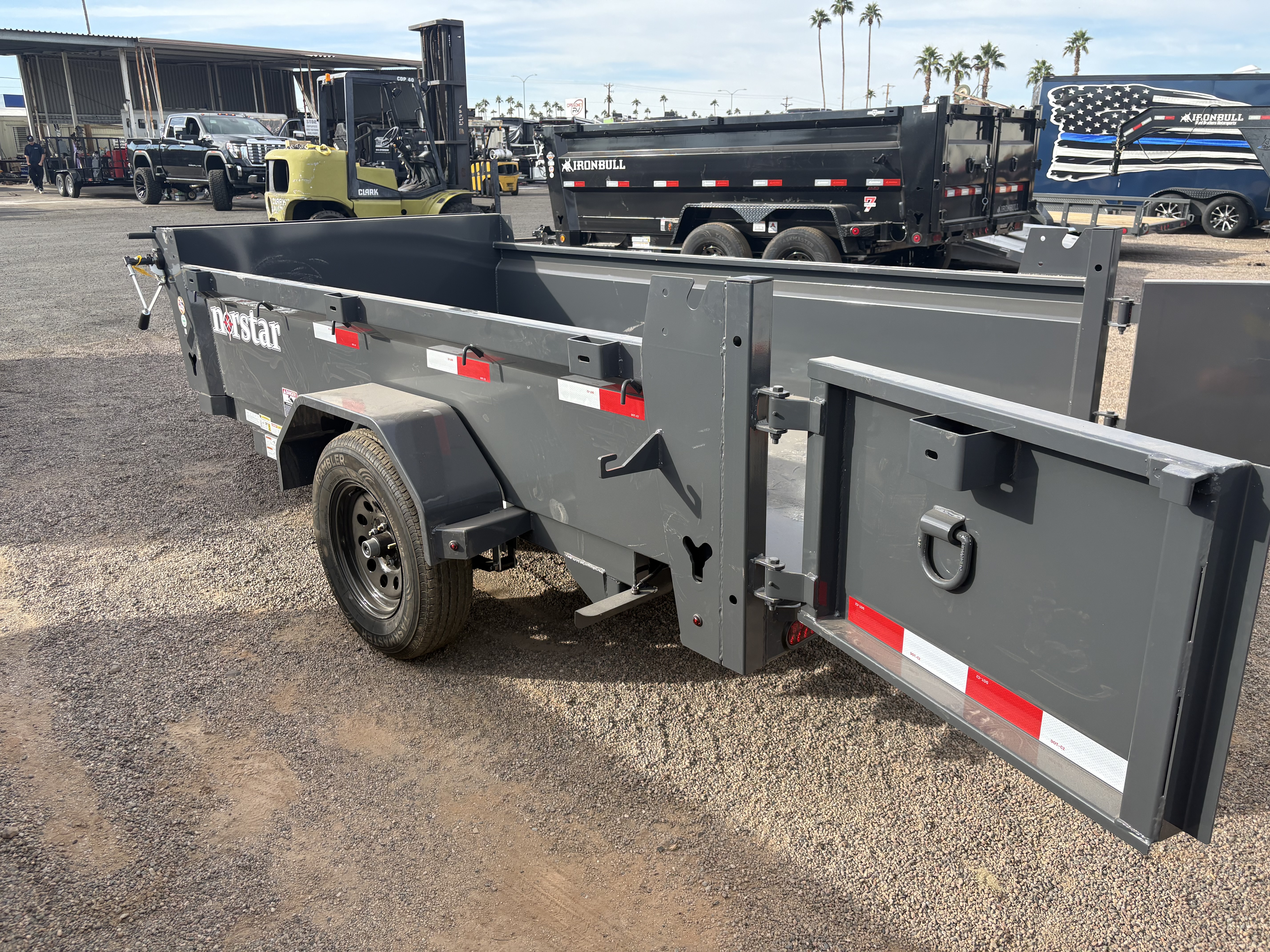 Norstar 10x60 Norstar Single Axle Dump, 3.5K GVWR, 20" Sides - Stock #NST1498 - Image 4 of 4