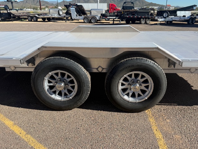 Aluma 20x102" All Aluminum Wide Body, 10K GVWR, Heavy Tandem Axle, Drive-Over-Fenders (WB20H-TA-EL-DOF-R-RR-RTD) - Stock #ALU304 - Image 10 of 10