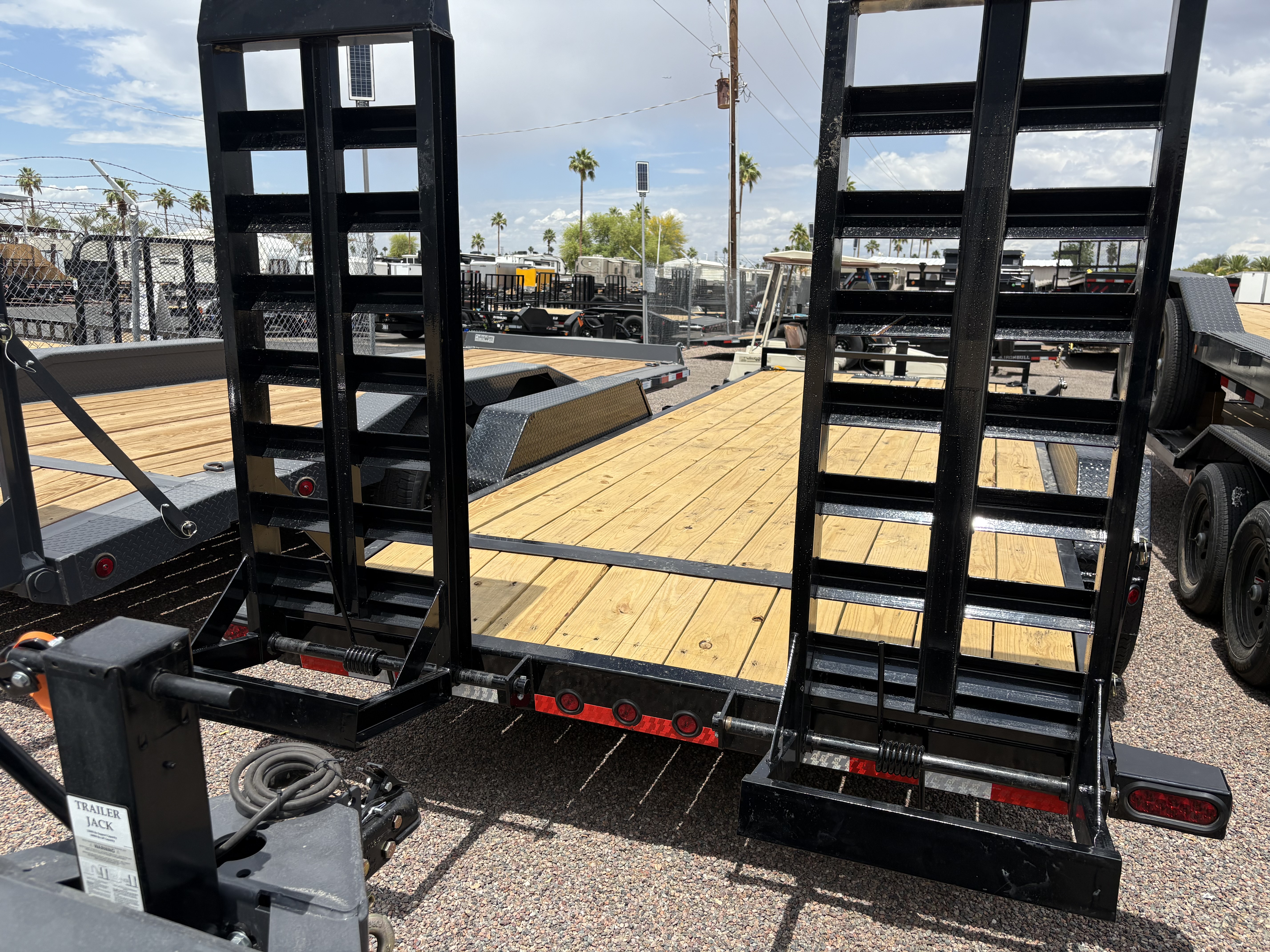 Load Trail 20x83 Tandem Axle, 14K GVWR, Car Hauler, Fold Up Ramps - Stock #LT919 - Image 4 of 5