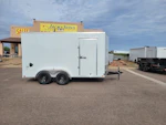 Look 14x7 ST DLX Flat Top V-Nose 7K GVWR, Ramp Door Stock #CMP2944 - Thumbnail 6