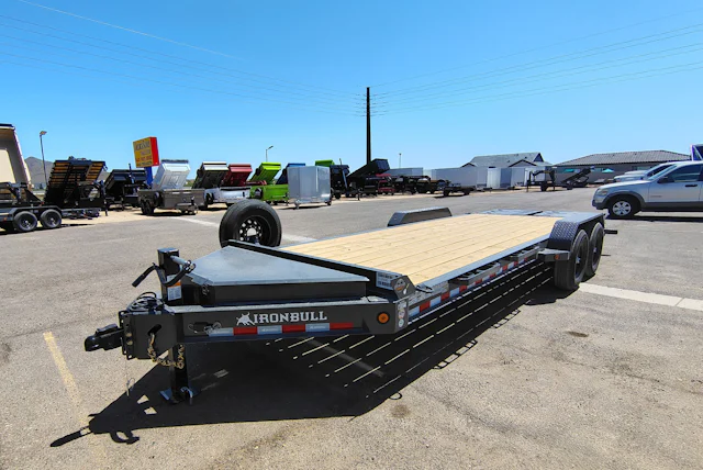 Iron Bull 24'x83" I-Beam Equipment Trailer w/ Ramps (EWB)