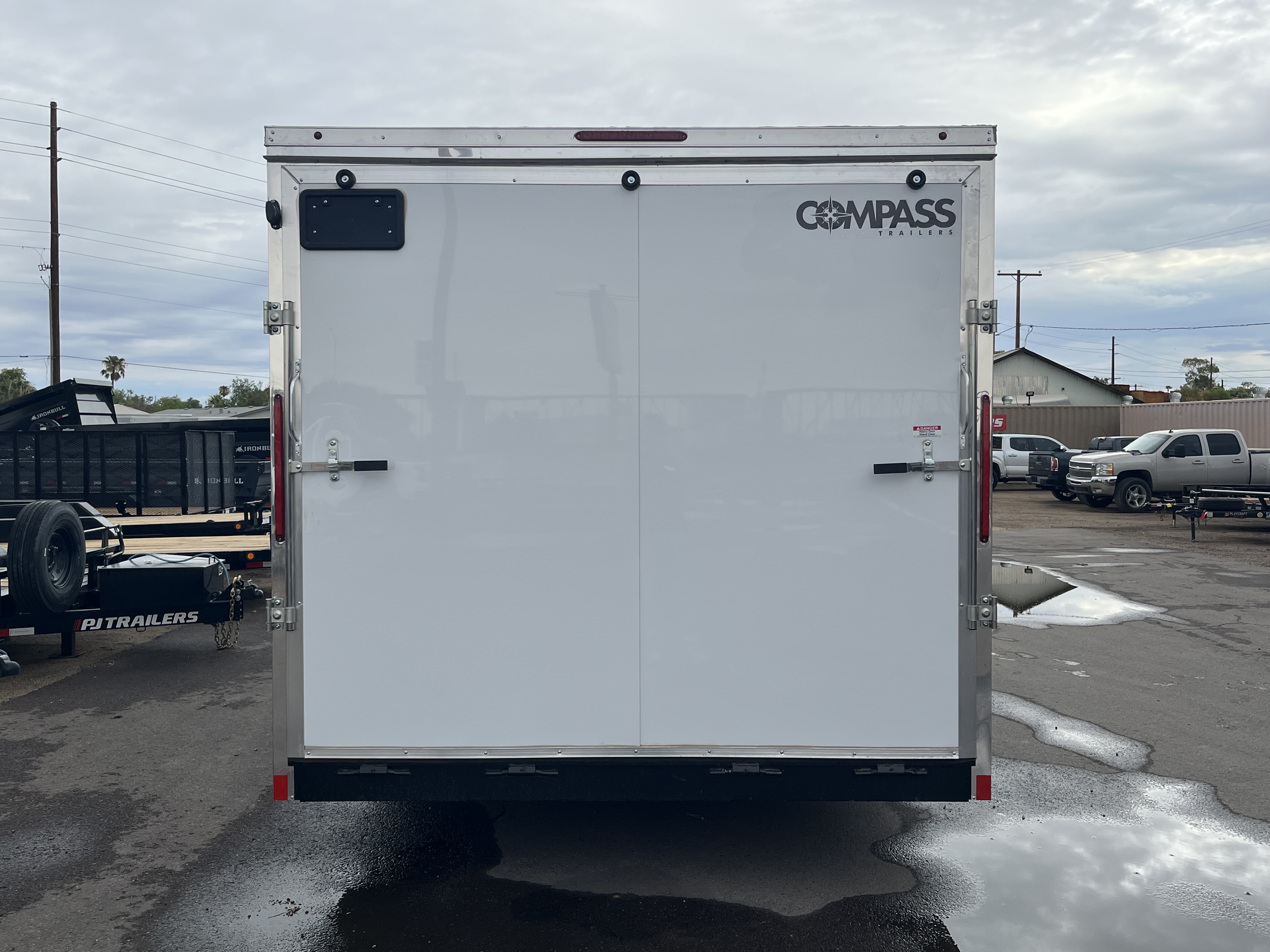 Compass 8.5'x18' Enclosed Cargo Trailer w/ Rear Ramp Door