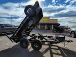 P.J. Trailers 10X60 Utility Dump, Tandem Axle, 7K GVWR Stock #PJD1671 - Thumbnail 4