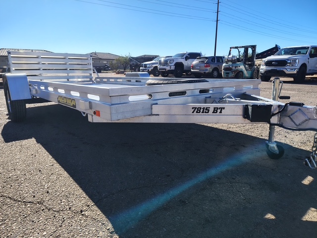 Aluma 15 X78" Aluminum, Single Axle w/ Elec. Brakes,  Bi-Fold Tailgate - Stock #USD8766 - Image 1 of 7
