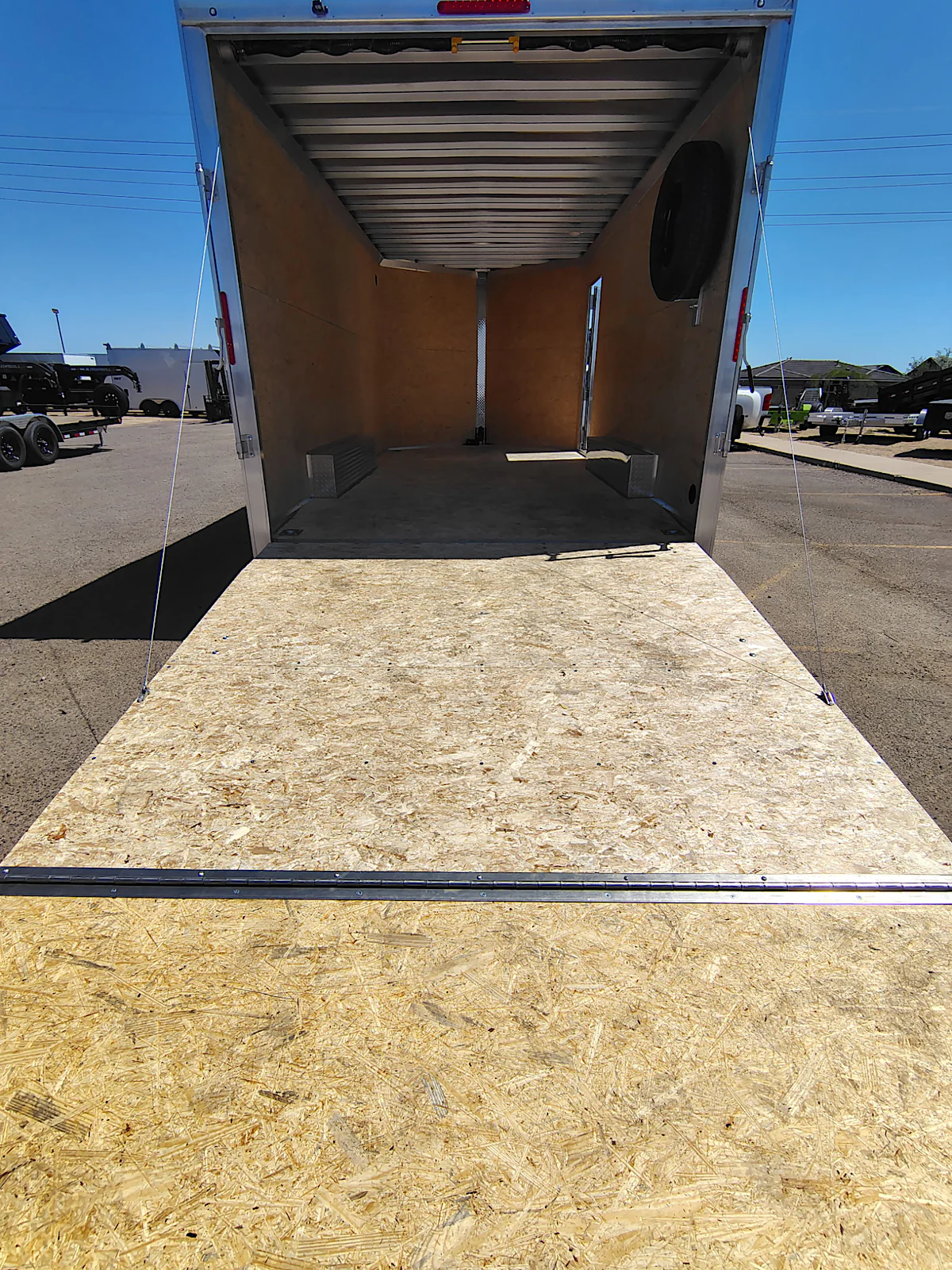 TRITON 16x8.5 All Aluminum XLT-P Car Hauler, 7K GVWR, Side Door, Ramp Door - Stock #ALC260 - Image 3 of 7 TRITON 16x8.5 All Aluminum XLT-P Car Hauler, 7K GVWR, Side Door, Ramp Door - Stock #ALC260 - Image 3 of 7