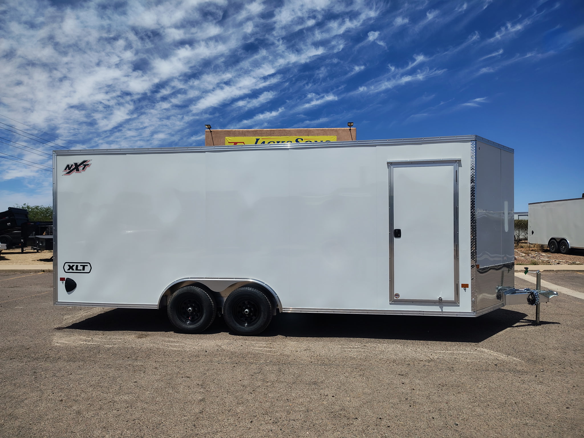 Alcom 20x8.5 All Aluminum XLT-P Car Hauler, Limited Model, 10K GVWR, Ramp Door - Stock #ALC273 - Image 3 of 11