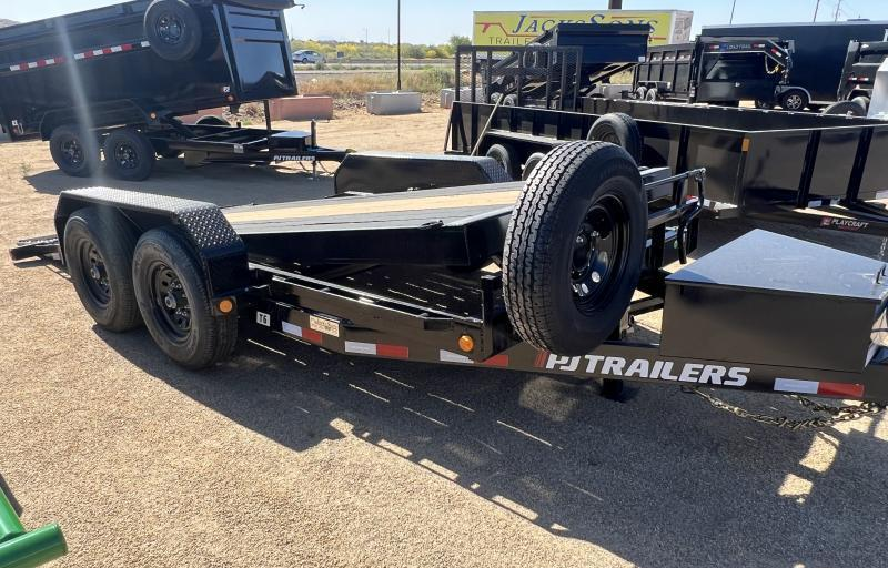 PJ Trailers 16x83x6" Channel, Equipment Tilt, 14K GVWR, 14PLY, Blackwood Deck - Stock #PPJ10553 - Image 2 of 7