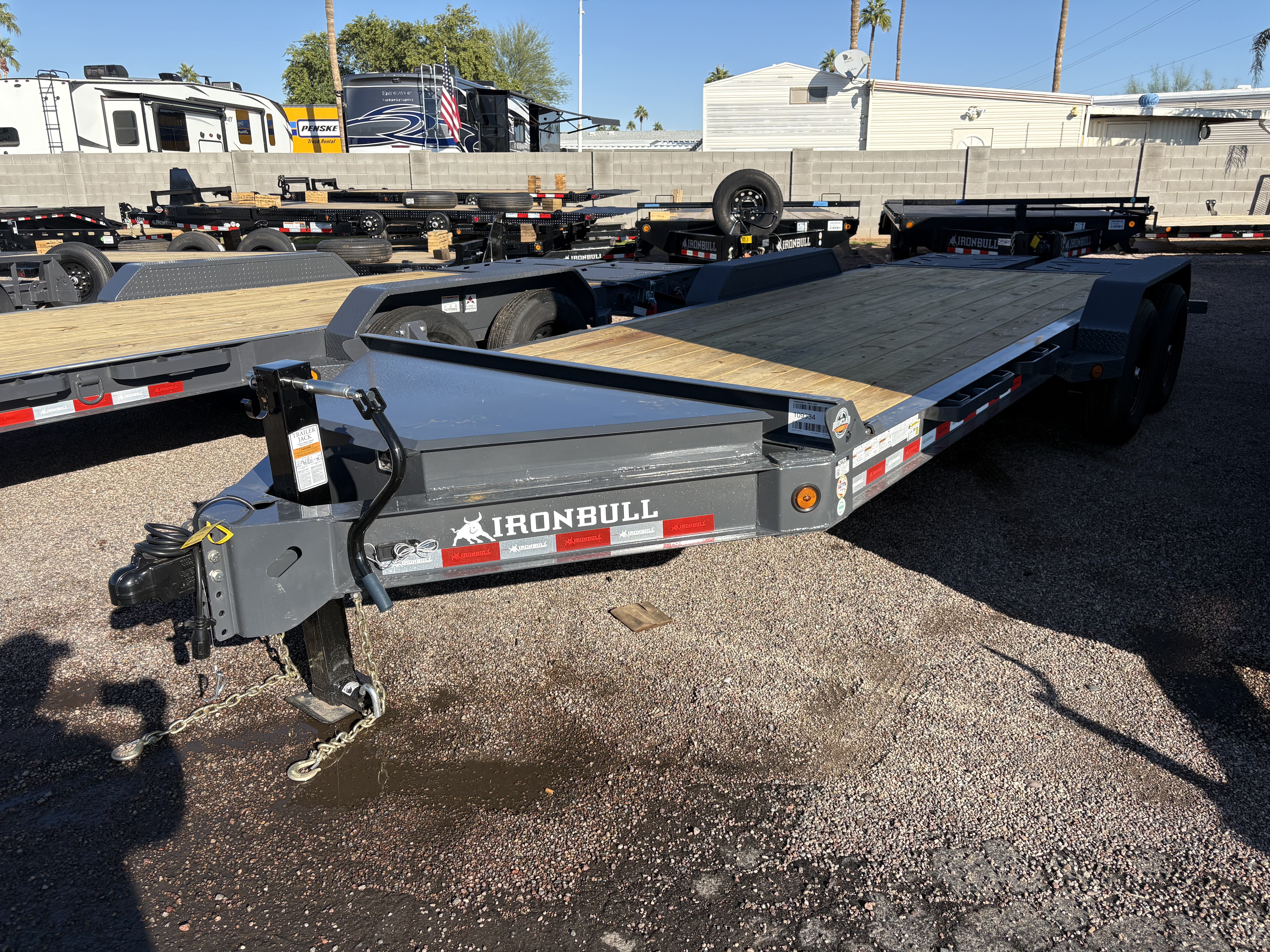 Norstar 20x83 IronBull, Tandem Axle, 14K GVWR, Rampage Ramps - Stock #NS537 - Image 2 of 5