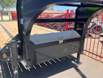 P.J. Trailers 32' Gooseneck Low-Pro Flatdeck with Singles, 15,680 GVWR, Monster Ramps, 14 Ply Tires Stock #PPJ11219 - Thumbnail 7